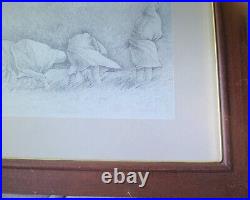 Stunning Black & White Drawings/Painting In The Field Signed By Artist 1994