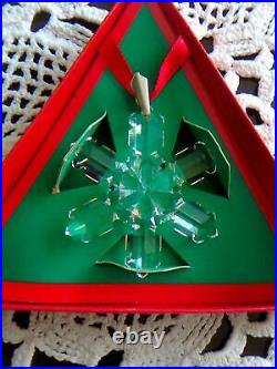 Swarovski 1992 star/snowflake Large Annual Edition ornament