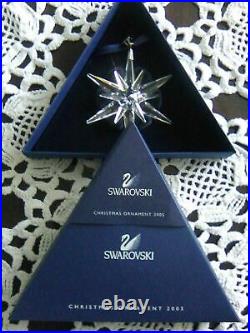 Swarovski amazing Christmas star 2005 Annual Edition Snowflake