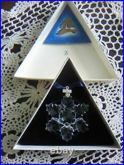 Swarovski star 1996 snowflake ornament Large Annual Edition