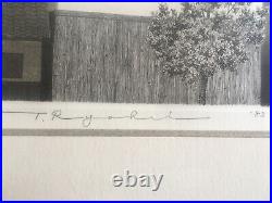 TANAKA RYOHEI 1933-2019 White Wall House ETCHING artist proof 2/12 signed