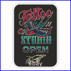 Tattoo Shop Pavement Sign, Advertising Aboard Sign, Tattoo Studio Ink Artist