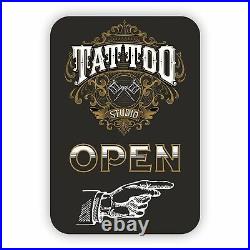 Tattoo Studio Pavement Sign, Advertising Aboard Sign, Tattoo Shop Ink Artist
