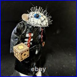 Taxidermy Pinhead Rat. White Rat in Pinhead Costume with Lament Configuration Box