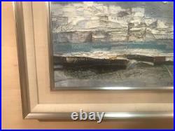 Tetsuo Kimura White Cape oil painting No. F6 with autographed and shared seal