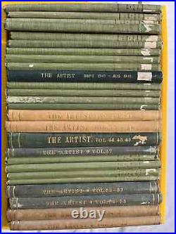 The Artist Magazine. Entire collection 1939-1960. 33 books The Artist Magazine. Entire collection 1939-1960. 33 books