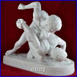 The Wrestlers, Nude Male Body, The Two Wrestlers, Big Size Statue Free Shipping