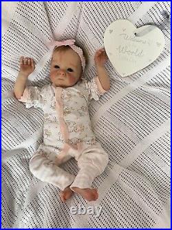 Tink Reborn Baby Girl Doll Sculpted By Bonnie Brown Painted By Genuine Uk Artist