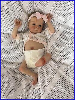 Tink Reborn Baby Girl Doll Sculpted By Bonnie Brown Painted By Genuine Uk Artist