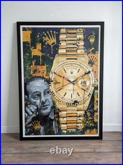 Tony Soprano Rolex Day Date print Watch Wall Art Artwork poster gift Sopranos