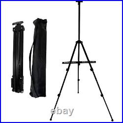 Tripod Painting Easel Artist Field Studio Display Telescopic White Board Stand