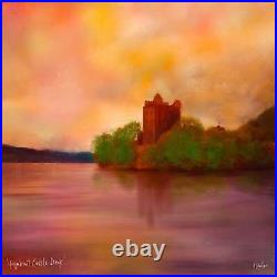 Urquhart Castle Dusk Scotland In Your Pocket Art Print