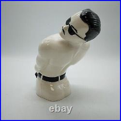 Vintage 1980's Swineside Ceramics Freddie Mercury Bust Leaning Figure 29cm Tall
