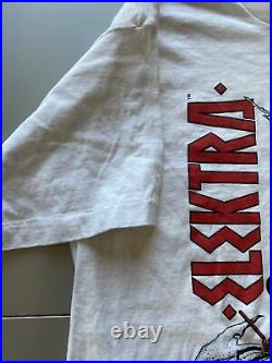 Vintage 1995 Marvel Comics Elektra Comic Book Promo Shirt Sz L RARE Made In USA
