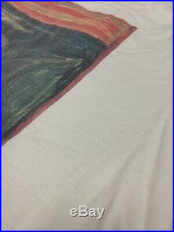 Vintage 1995 The Scream Edvard Munch Norwegian Painter Artist 90s T-Shirt Large