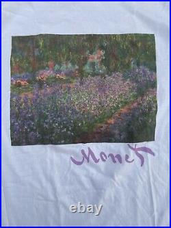 Vintage 90s Claude Monet The Artist's Garden at Giverny shirt