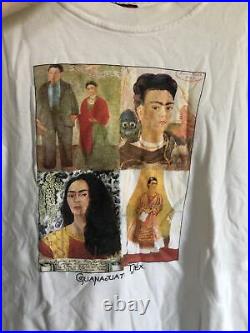 Vintage Frida Mexico Kahlo Self Portrait Art Painting Artist Shirt Rare Medium