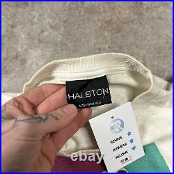 Vintage Halston Andy Warhol Tshirt Art 1982 Graphic Tee Fame In Fashion Crew