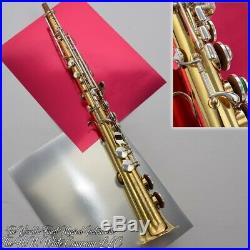 Vintage King H. N. White Artist Soprano Saxophone New Gold Plate