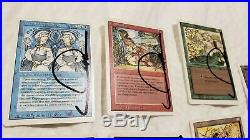 Vintage Magic 7x MTG Revised/3rd Edition SIGNED QUINTON HOOVER Artist Proofs