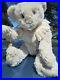 Vintage_White_Teddy_Bear_24_Artist_Wendy_Brent_Noses_Roses_Rare_Musical_Wind_Up_01_nsgy