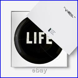 Virgil Abloh LIFE ITSELF Artist Plate Project Black Limited Ed Art x/250 PRESALE