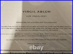 Virgil Abloh Life Itself 2021 Artist Dessert Plate Project Art Off White LE 400