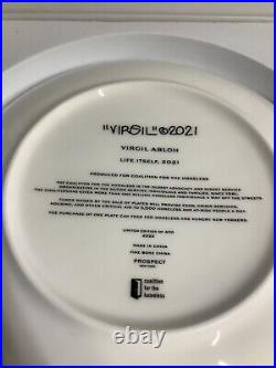 Virgil Abloh Life Itself 2021 Artist Dessert Plate Project Art Off White LE 400