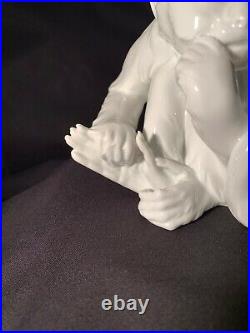 Vtg 30-40's Robert Ullmann Monkey Detailed Porcelain Figurine Artisan Sculpture
