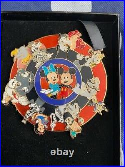 WDW Featured Artist Jumbo Mickey Minnie Ariel Snow White Boxed Set Pin LE