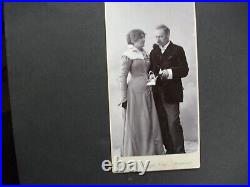 Walter Crane Artist Original Photograph + Wife Kossak Jozsef Budapest 1900