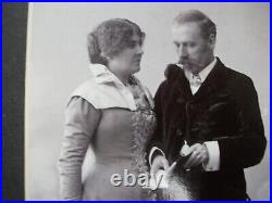 Walter Crane Artist Original Photograph + Wife Kossak Jozsef Budapest 1900