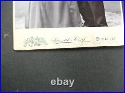 Walter Crane Artist Original Photograph + Wife Kossak Jozsef Budapest 1900