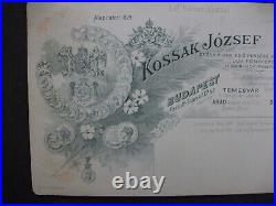 Walter Crane Artist Original Photograph + Wife Kossak Jozsef Budapest 1900