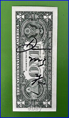 Walter White BREAKING BAD ART PRINT on U. S. Dollar S&N by artist w cert. Auth