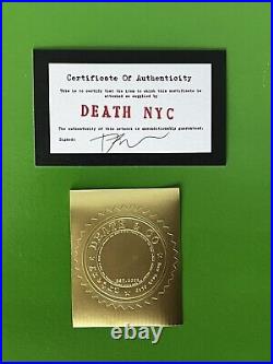 Walter White BREAKING BAD ART PRINT on U. S. Dollar S&N by artist w cert. Auth