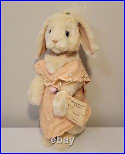 Wendy Brent Original Bunny Rabbit Noses of Roses Cherish limited edition 1 of 75
