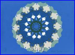 White Roses of York Symmetric Kaleidoscope original painting