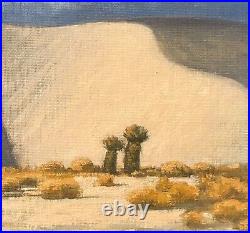 White Sands National Monument Southwest Landscape Art Oil Painting Desert Yucca