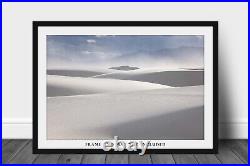 White Sands National Park Photography Print Abstract Sand Dunes in New Mexico