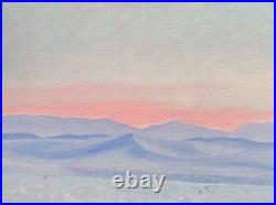 White Sands Park Southwest Art Oil Painting Western Desert New Mexico Landscape