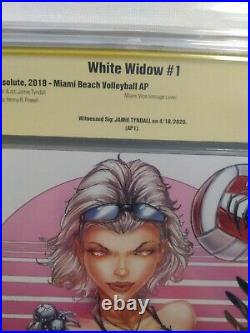 White Widow #1 Limited Miami Beach Cover Artist Proof Signed CBCS 9.8 SS AP1