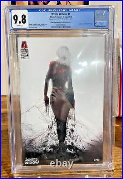 White Widow #1 Planet Awesome Artist Proof Ap17 Graded Cgc 9.8 Near Mint