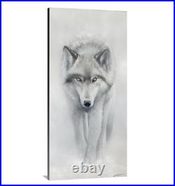 White Wolf in Winter Art Limited Edition Giclee Print Signed by Artist
