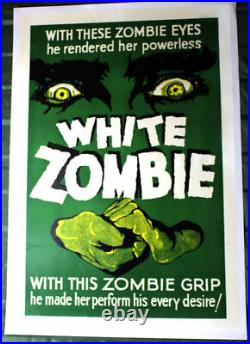 White Zombie (United Artists, R-1938) 1 Sheet Movie Poster LB