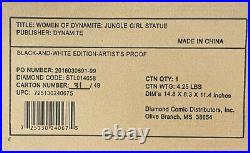 Women of Dynamite Jungle Lim. Black & White Artist Proof Original Shipping Box