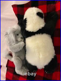 Wool Panda Handmade Artist Bear. Charlie Bears Steiff Collectable