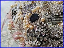 X Large Artisan Bridal Brooch Bouquet